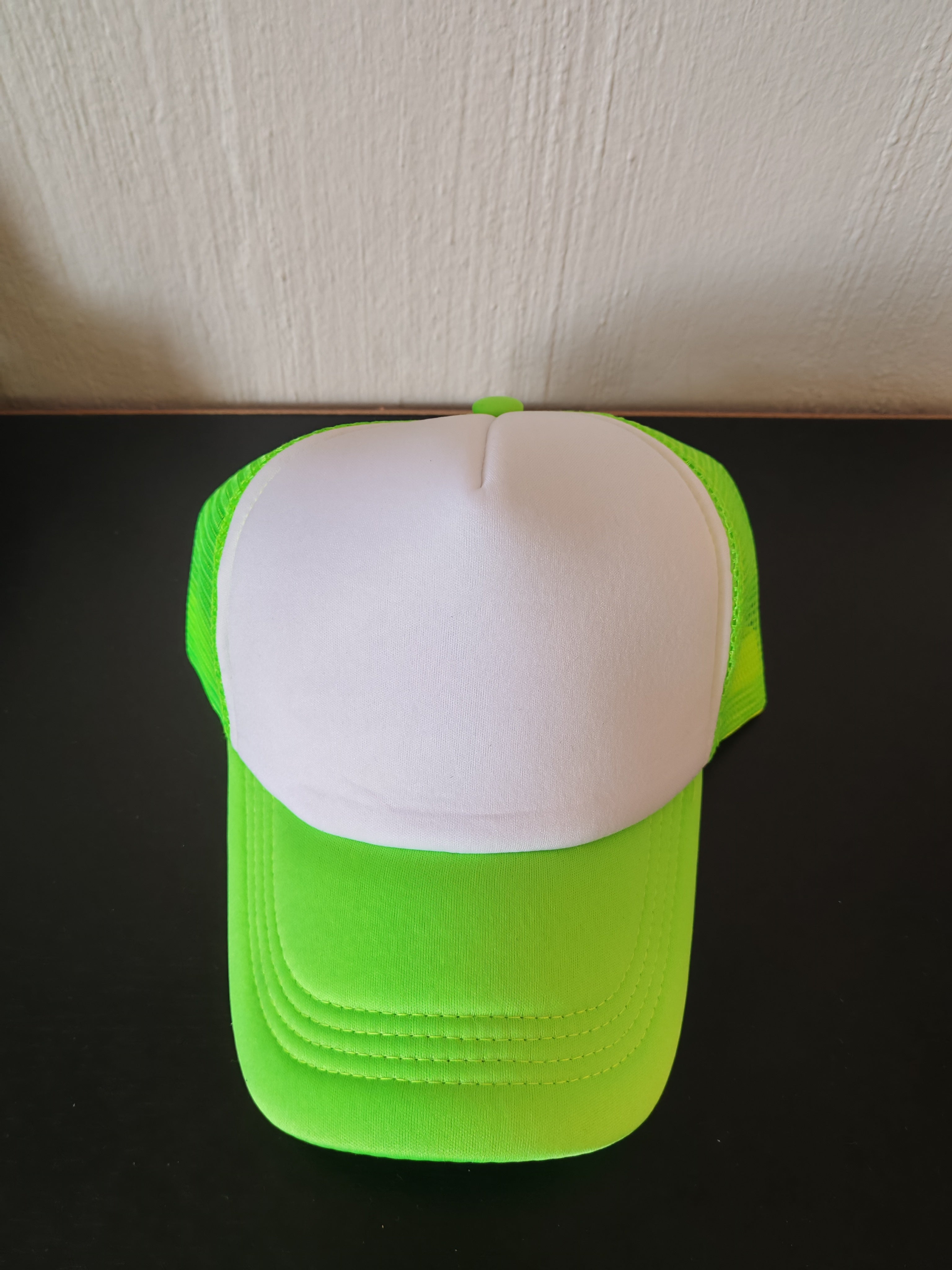 Unisex Adjustable Trucker Cap with Mesh Back and Curved Brim