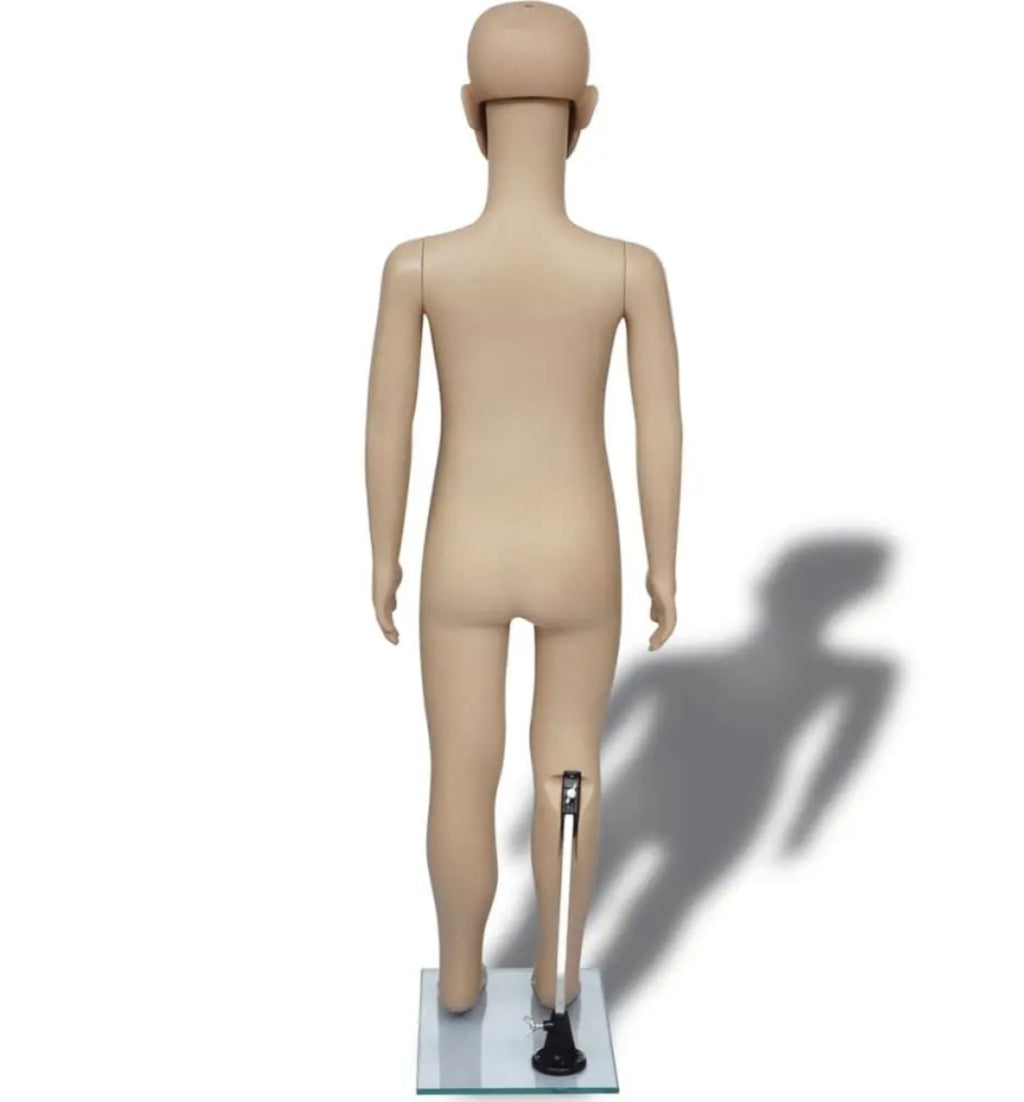 90cm Unisex Child Mannequin – PVC Full Body Kids Display Stand with Base