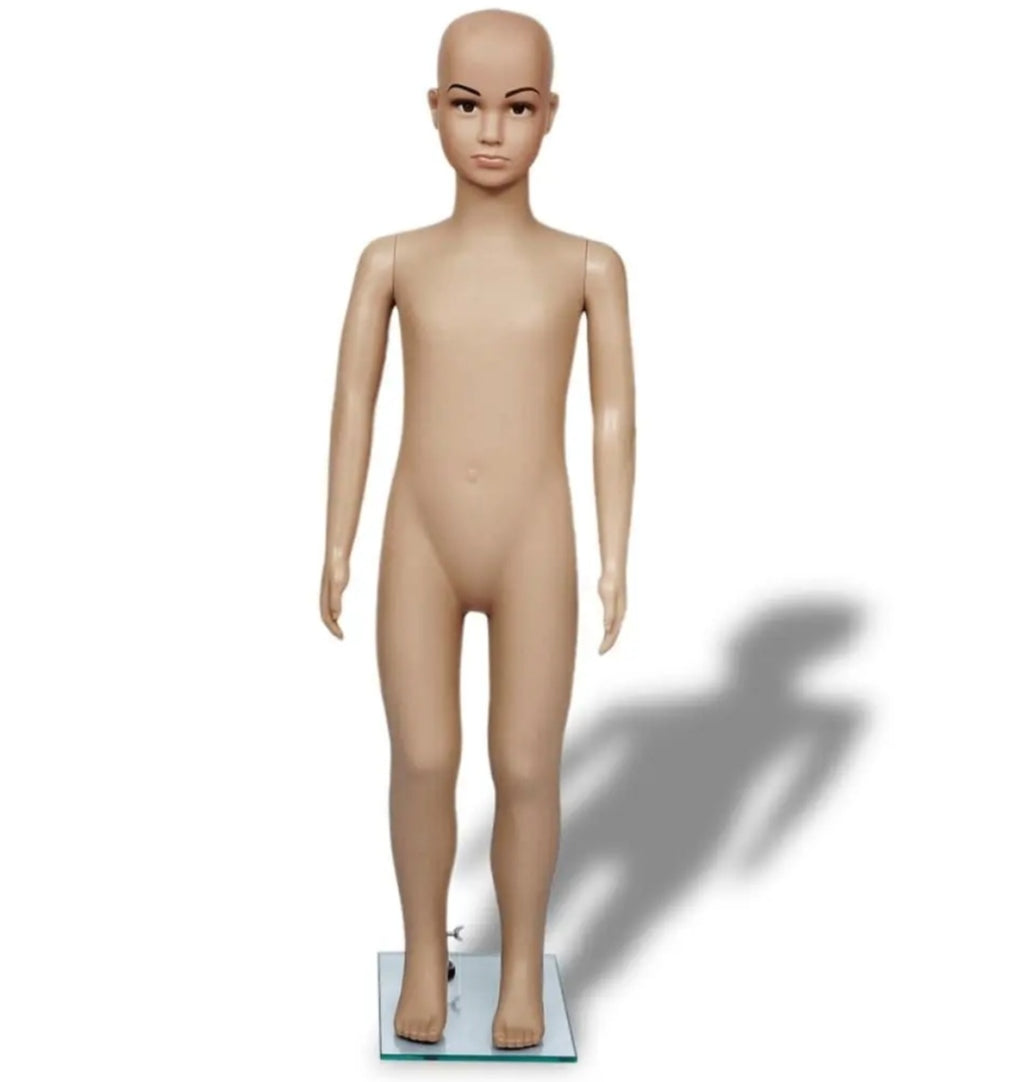90cm Unisex Child Mannequin – PVC Full Body Kids Display Stand with Base