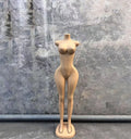 160cm Curvy Female Mannequin – PVC Full Body Busty Display Stand with Base