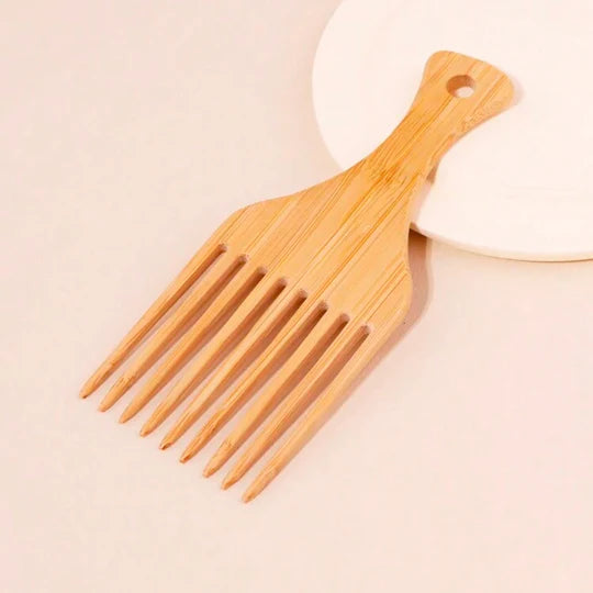 Bamboo Tail Comb – Eco-Friendly Biodegradable Hair Sectioning & Styling Comb