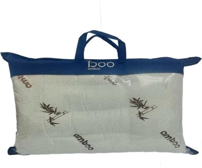 Bamboo Twin Pillow Pack – Polyester Fibre Sleeping Pillows (2-Pack)