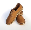 Women's Light Brown Leather Vellies | Authentic Safari Shoes | Handcrafted Desert Vellies