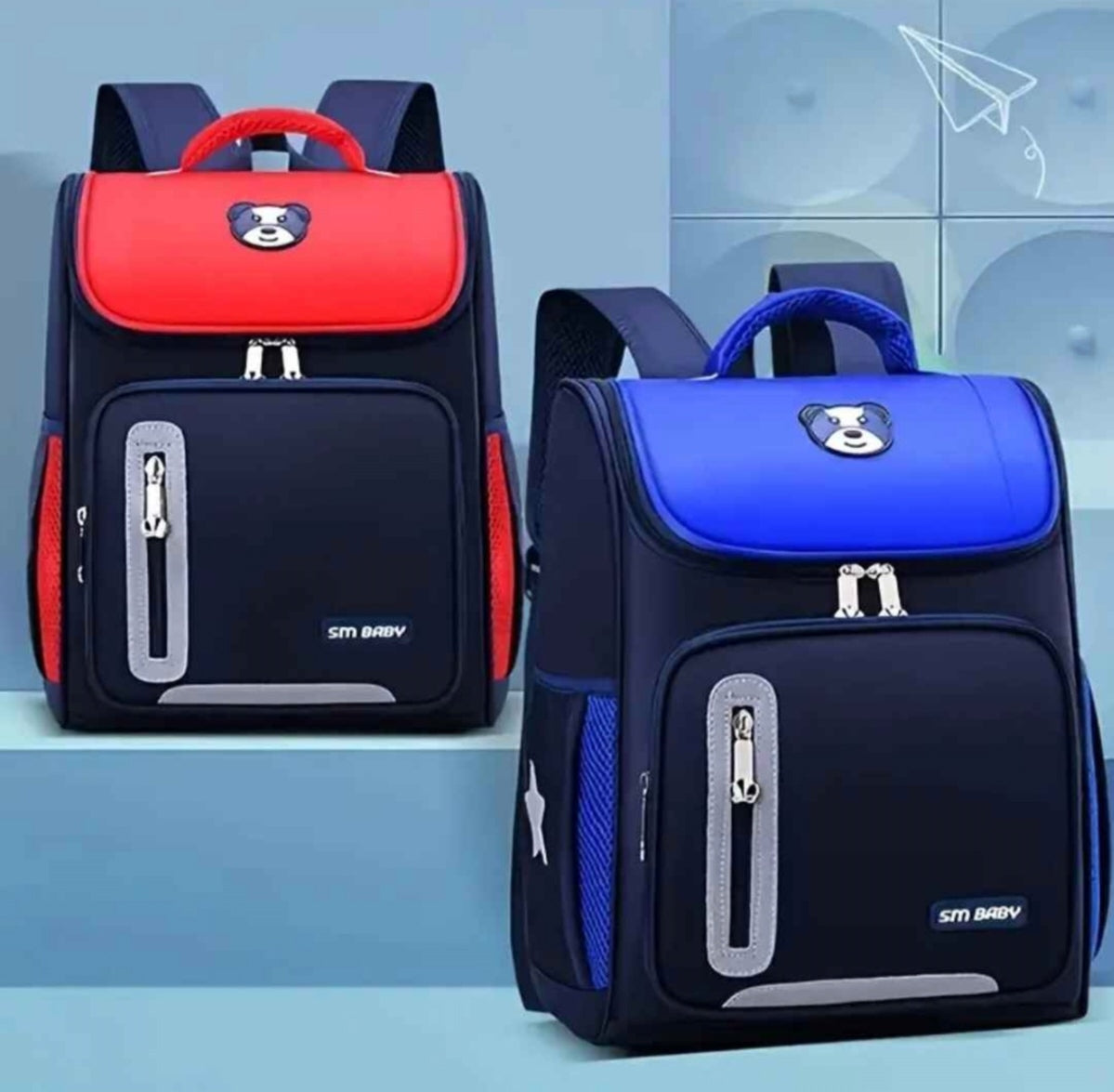 Kids School Bag with Reflectors – Small Backpack for Boys & Girls